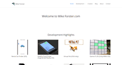 Desktop Screenshot of mike-forster.com