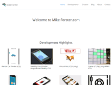 Tablet Screenshot of mike-forster.com